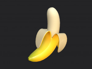 banana Modello 3D