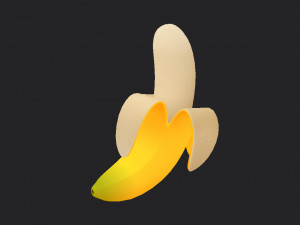 banana Modello 3D