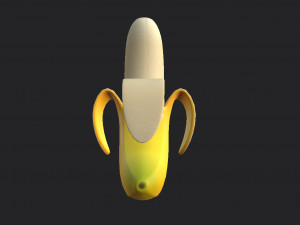 banana Modello 3D