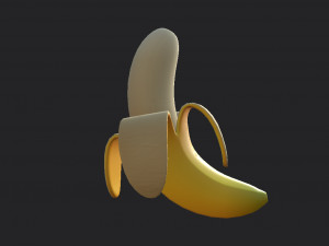 banana Modello 3D