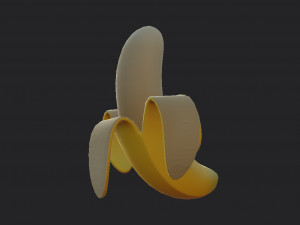 banana Modello 3D