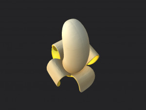 banana Modello 3D