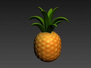 pineapple Modelo 3D