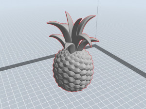 pineapple Modelo 3D