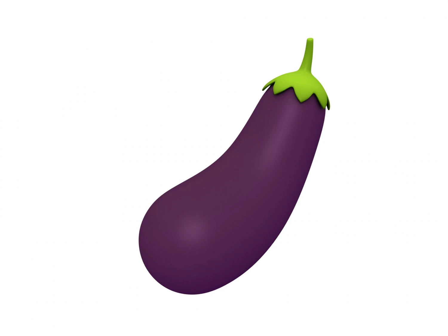 eggplant 3D Model .c4d .max .obj .3ds .fbx .stl .blend 