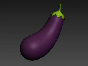 eggplant 3D Model
