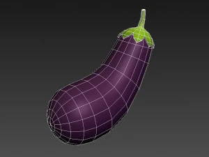 eggplant 3D Model