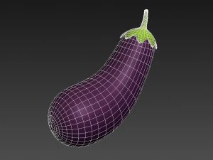 eggplant 3D Model