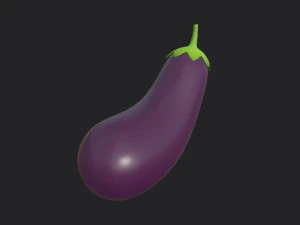 eggplant 3D Model