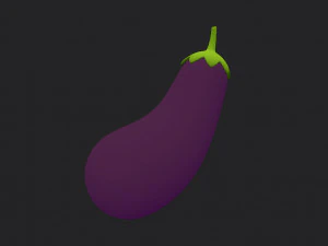 eggplant 3D Model