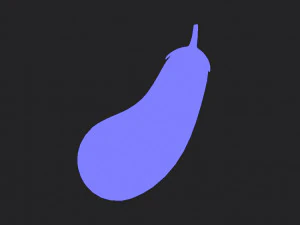 eggplant 3D Model