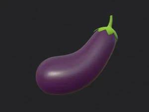 eggplant 3D Model