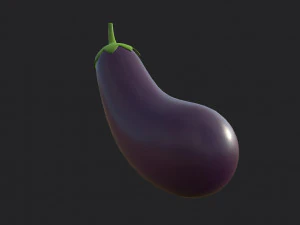 eggplant 3D Model