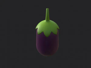 eggplant 3D Model