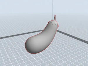 eggplant 3D Model