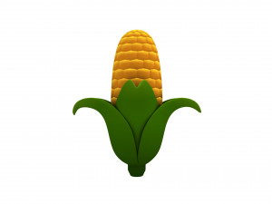 corn Model 3D