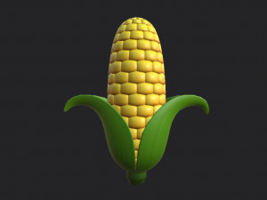 corn Model 3D