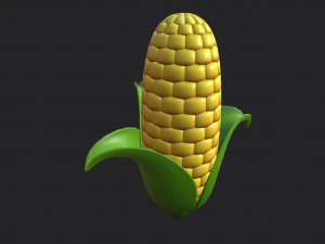 トウモロコシ 3Dモデル