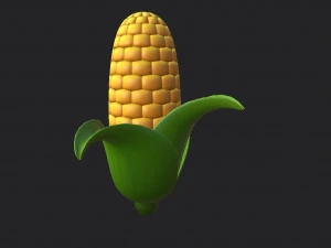 トウモロコシ 3Dモデル