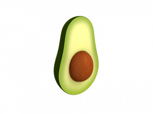 avocado Modelo 3D