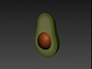 avocado Modelo 3D