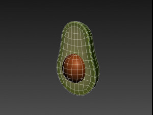 avocado Modelo 3D