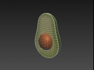 avocado Modelo 3D