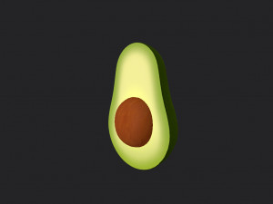 avocado Modelo 3D