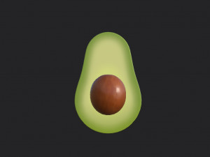 avocado Modelo 3D