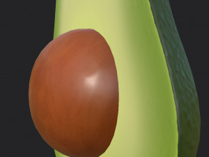 avocado Modelo 3D