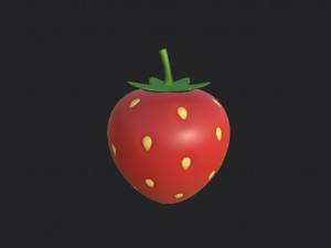 strawberry 3D Model