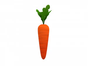 गाजर 3D मॉडल