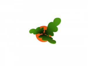 गाजर 3D मॉडल