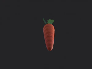 गाजर 3D मॉडल