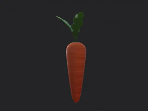गाजर 3D मॉडल