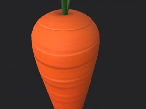 गाजर 3D मॉडल