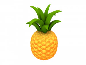cartoon food pack 4 3D Model
