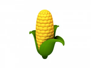 cartoon food pack 4 3D Model