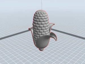 cartoon food pack 4 3D Model