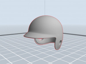 baseball helmet 3D 모델