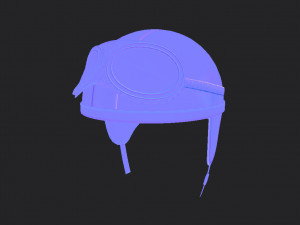 vintage motorcycle helmet 3D Model