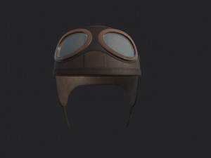 vintage motorcycle helmet 3D Model