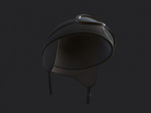 vintage motorcycle helmet 3D Model