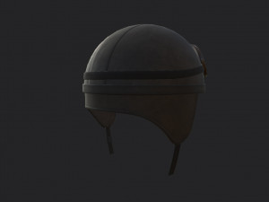 vintage motorcycle helmet 3D Model