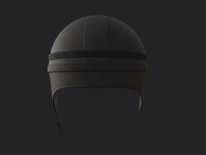 vintage motorcycle helmet 3D Model