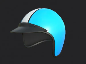 motorcycle helmet 3D Model