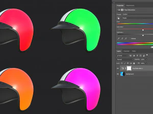 motorcycle helmet 3D Model