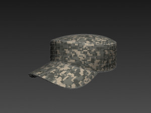 patrol cap Model 3D