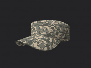 patrol cap Model 3D