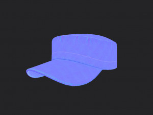 patrol cap Model 3D